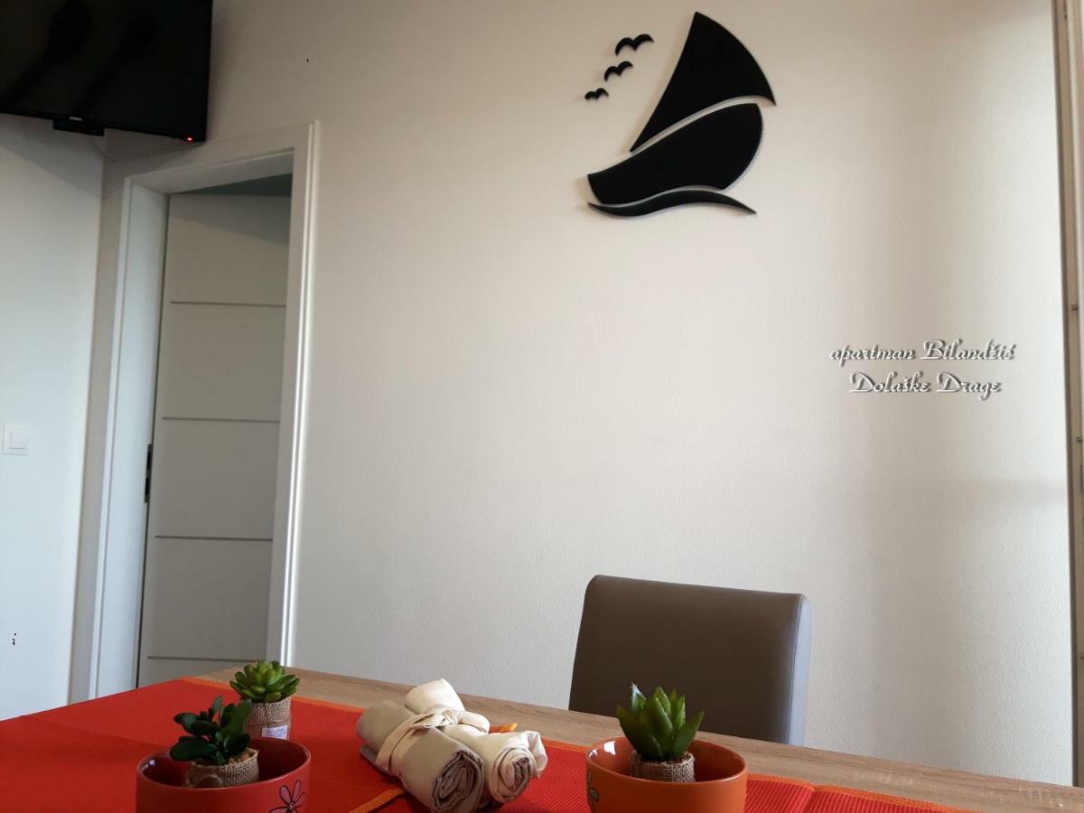 Apartman Bilandžić Drage Bagian luar foto