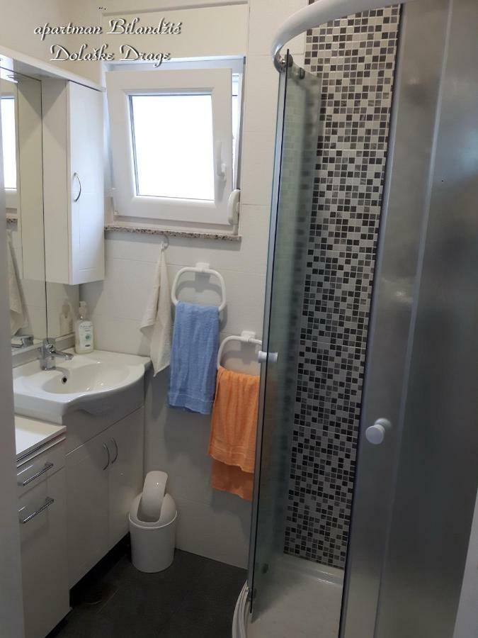 Apartman Bilandžić Drage Bagian luar foto